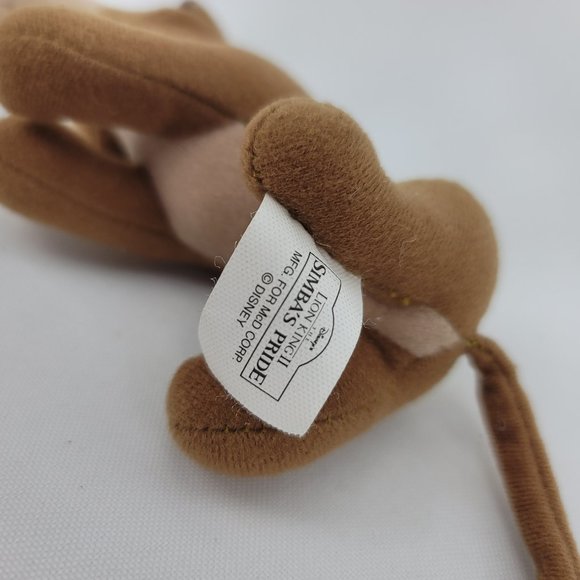 1998 Lion King Simba's Pride Pumba Warthog Stuffed Bean Plush & Zira McD Toy - Picture 10 of 11